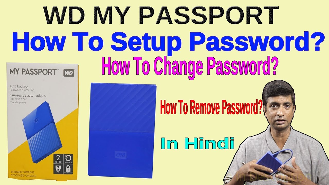 put password on my passport wd for mac